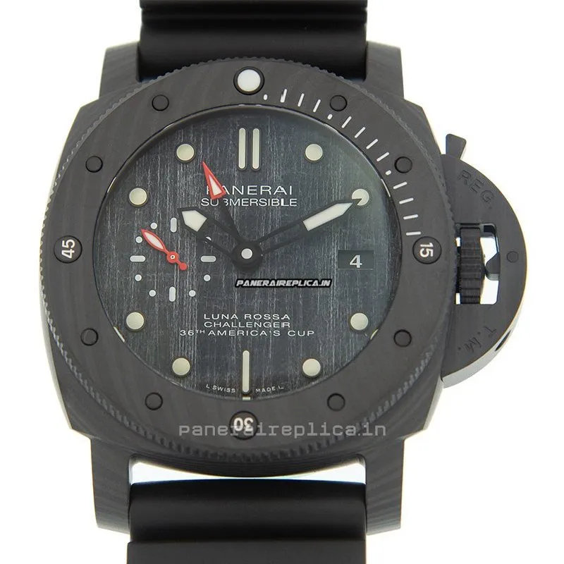Quality Copy Panerai Panerai Watches 47mm Carbon Case Mens/unisex Automatic Watch