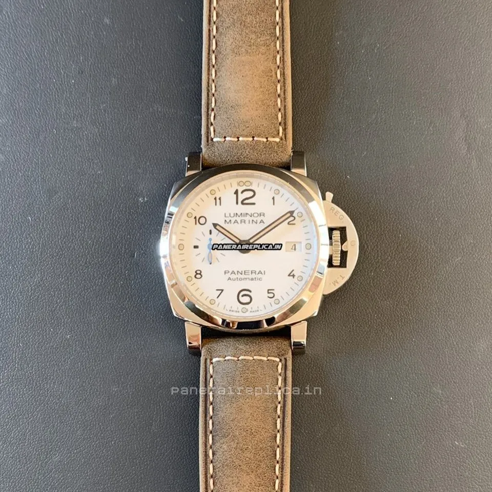 Alternative view of Excellent Replicas Panerai Luminor Marina 42mm Steel Case Mens/unisex Automatic Watch