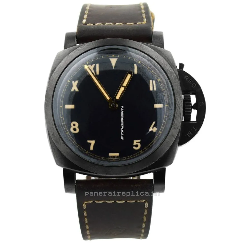 Fabulous Replica Panerai Special Editions 47mm Titanium Case Mens/unisex Manual Winding Watch