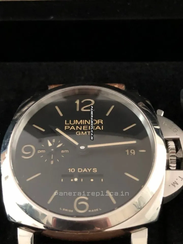Alternative view of Excellent Replica Panerai Luminor 1950 44mm Steel Case Mens/unisex Automatic Watch