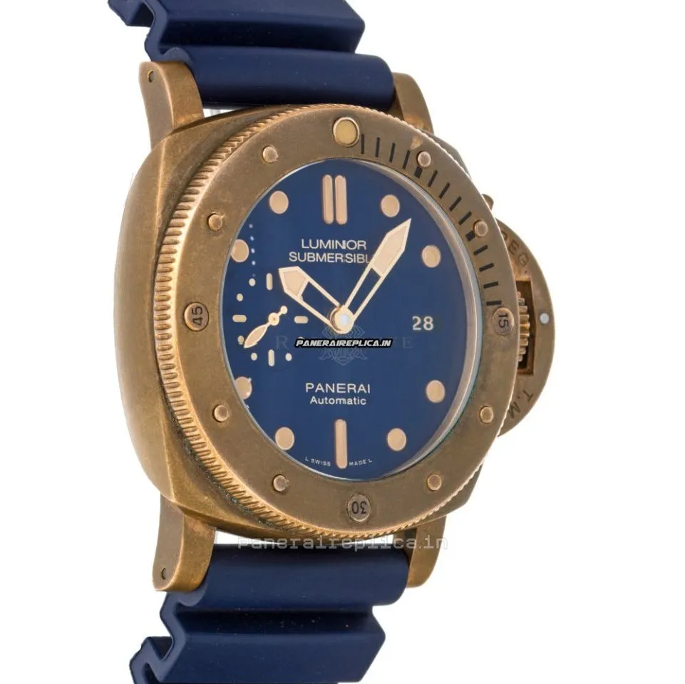 Alternative view of Special Replicas Panerai Special Editions 47mm Bronze Case Mens/unisex Automatic Watch