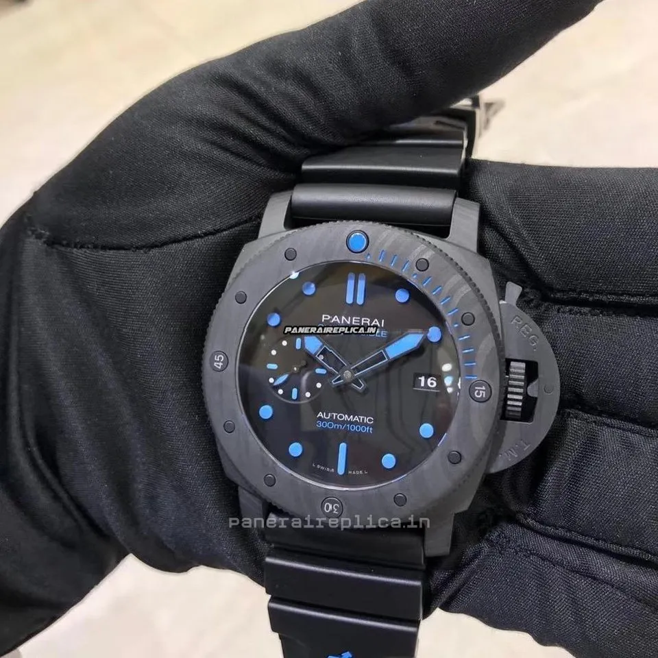 1:1 Fakes Panerai Luminor Submersible 42mm Carbon Case Mens/unisex Automatic Watch