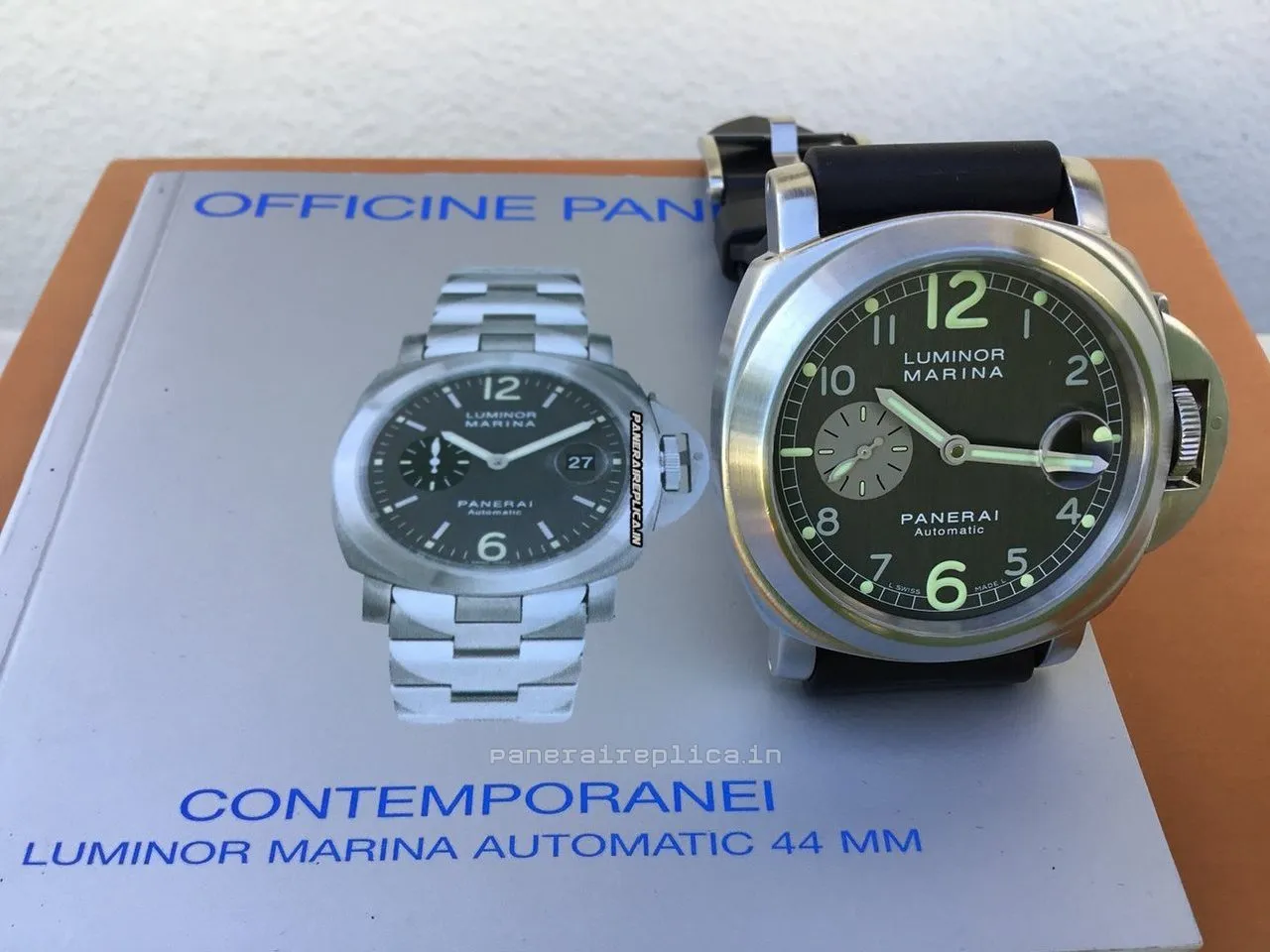 Trustworthy Replica Panerai Luminor Marina 44mm Steel Case Mens/unisex Automatic Watch