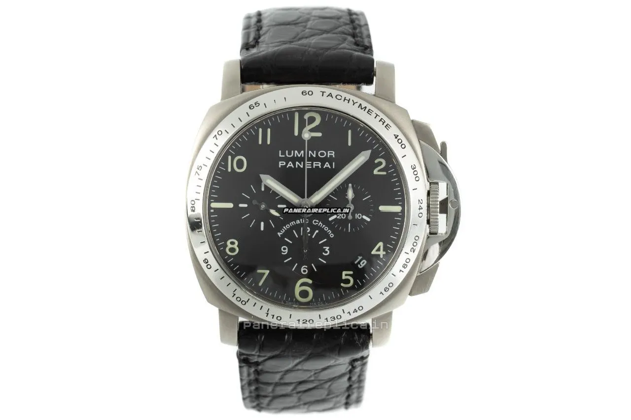 Alternative view of 1:1 Replicas Panerai Luminor Chrono 40mm Steel Case Mens/unisex Automatic Watch
