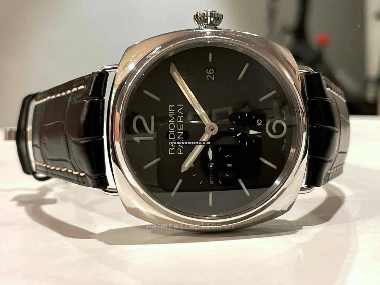 Aaa Replica Panerai Radiomir 10 Days Gmt 47mm Steel Case Mens/unisex Automatic Watch