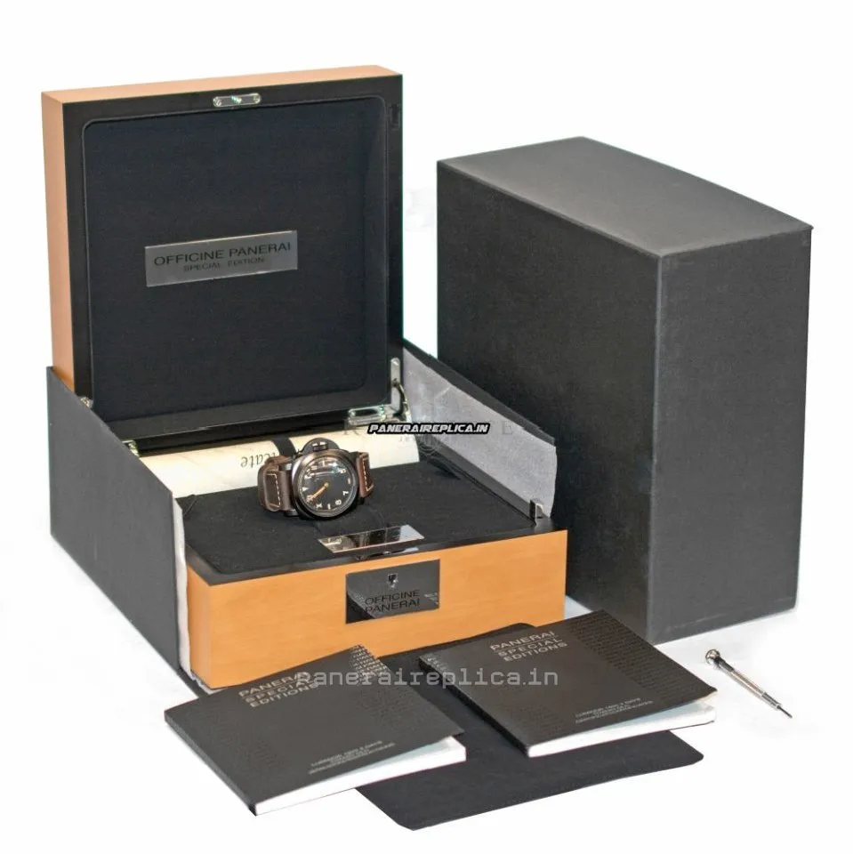 Alternative view of High Quality Replica Panerai Special Editions 47mm Titanium Case Mens/unisex Manual Winding Watch