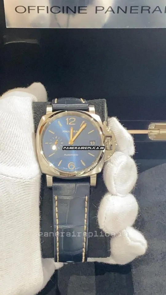 Alternative view of Reliable Imitation Panerai Luminor Due Titanium Case Mens/unisex Automatic Watch