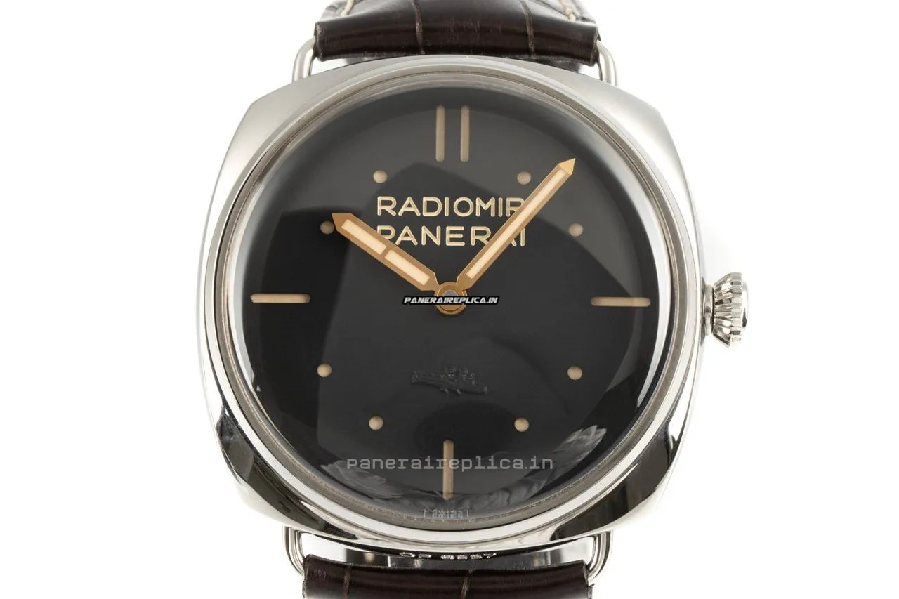 Well Made Knockoff Panerai Radiomir 3 Days Gmt 47mm Steel Case Mens/unisex Manual Winding Watch
