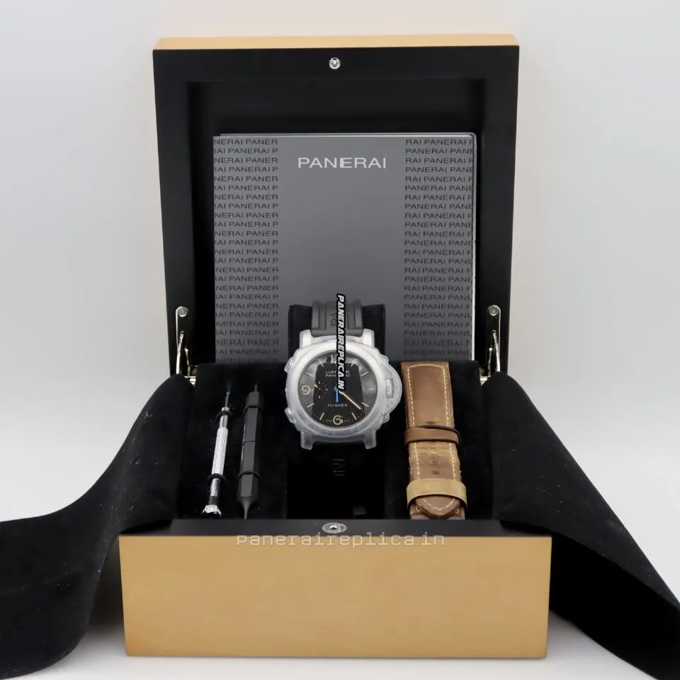 Alternative view of Lovely Fake Panerai Luminor 1950 44mm Steel Case Mens/unisex Automatic Watch