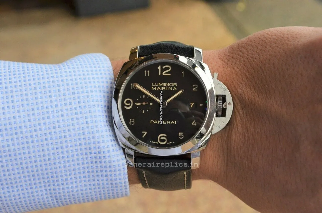 Alternative view of Great Clone Panerai Luminor Marina 44mm Steel Case Mens/unisex Automatic Watch