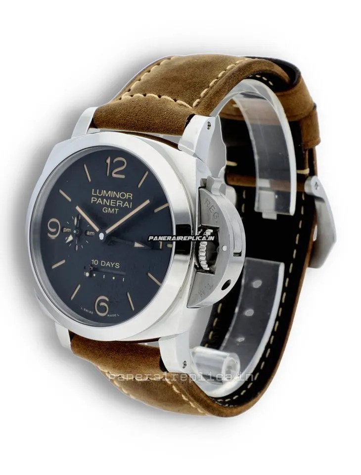 Alternative view of Excellent Knockoff Panerai Luminor 1950 44mm Steel Case Automatic Watch