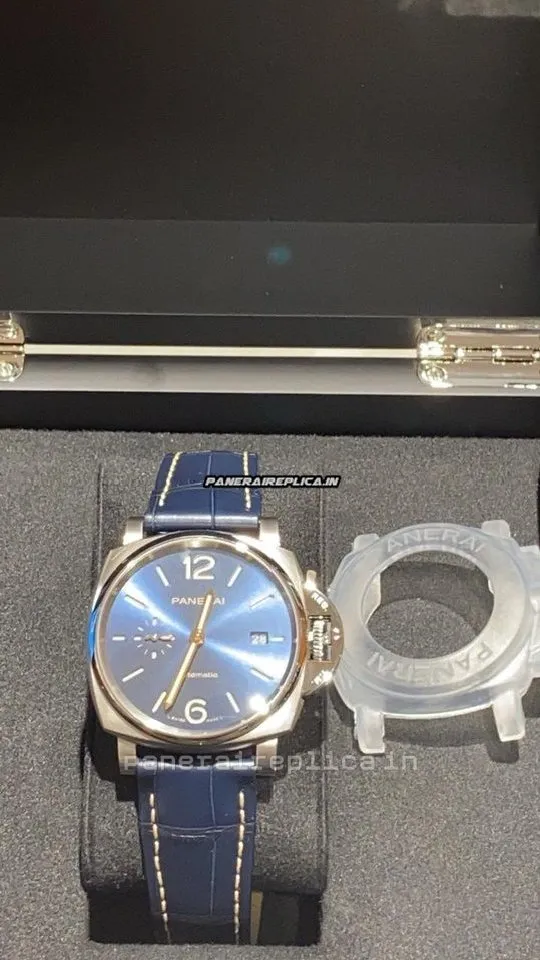 Alternative view of Wholesale Knockoff Panerai Luminor Due 42mm Titanium Case Mens/unisex Automatic Watch