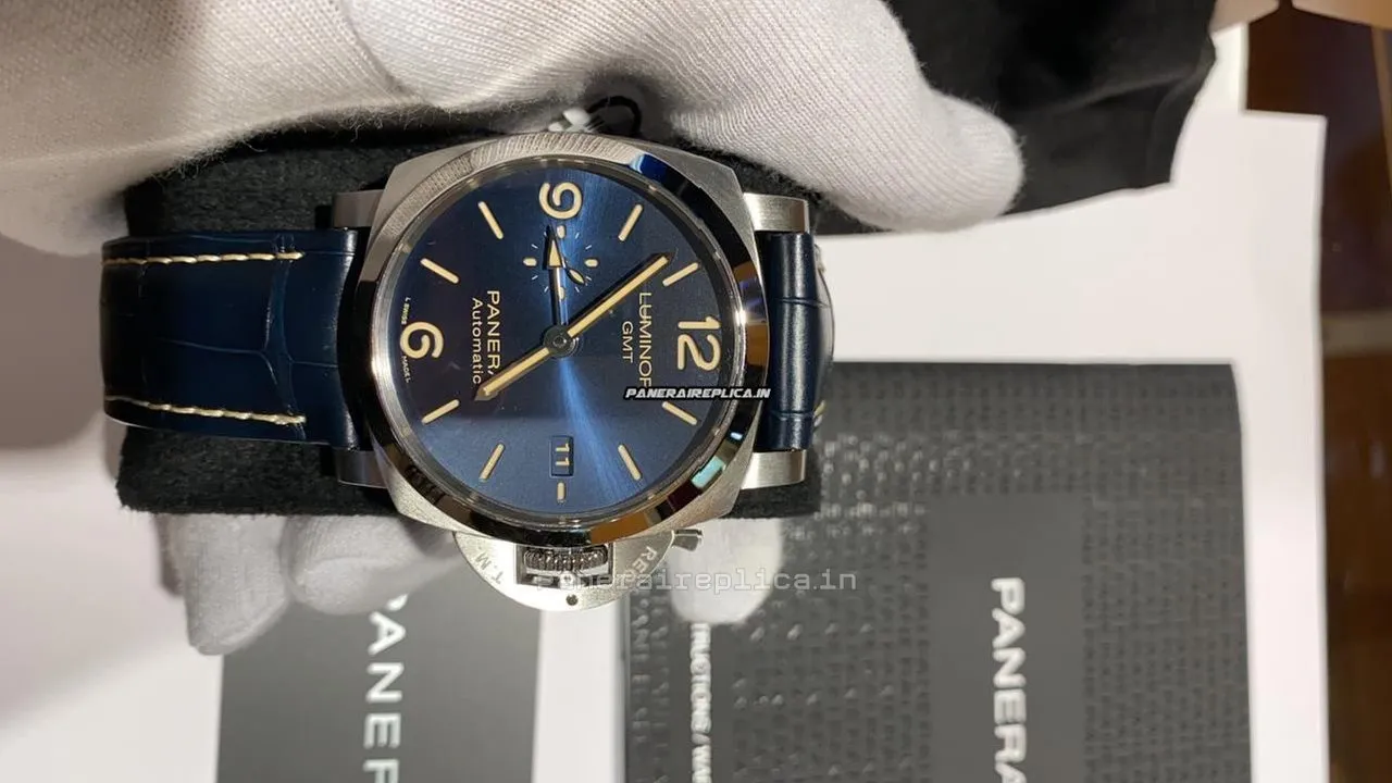 Alternative view of Nice Imitation Panerai Luminor 1950 44mm Steel Case Mens/unisex Automatic Watch