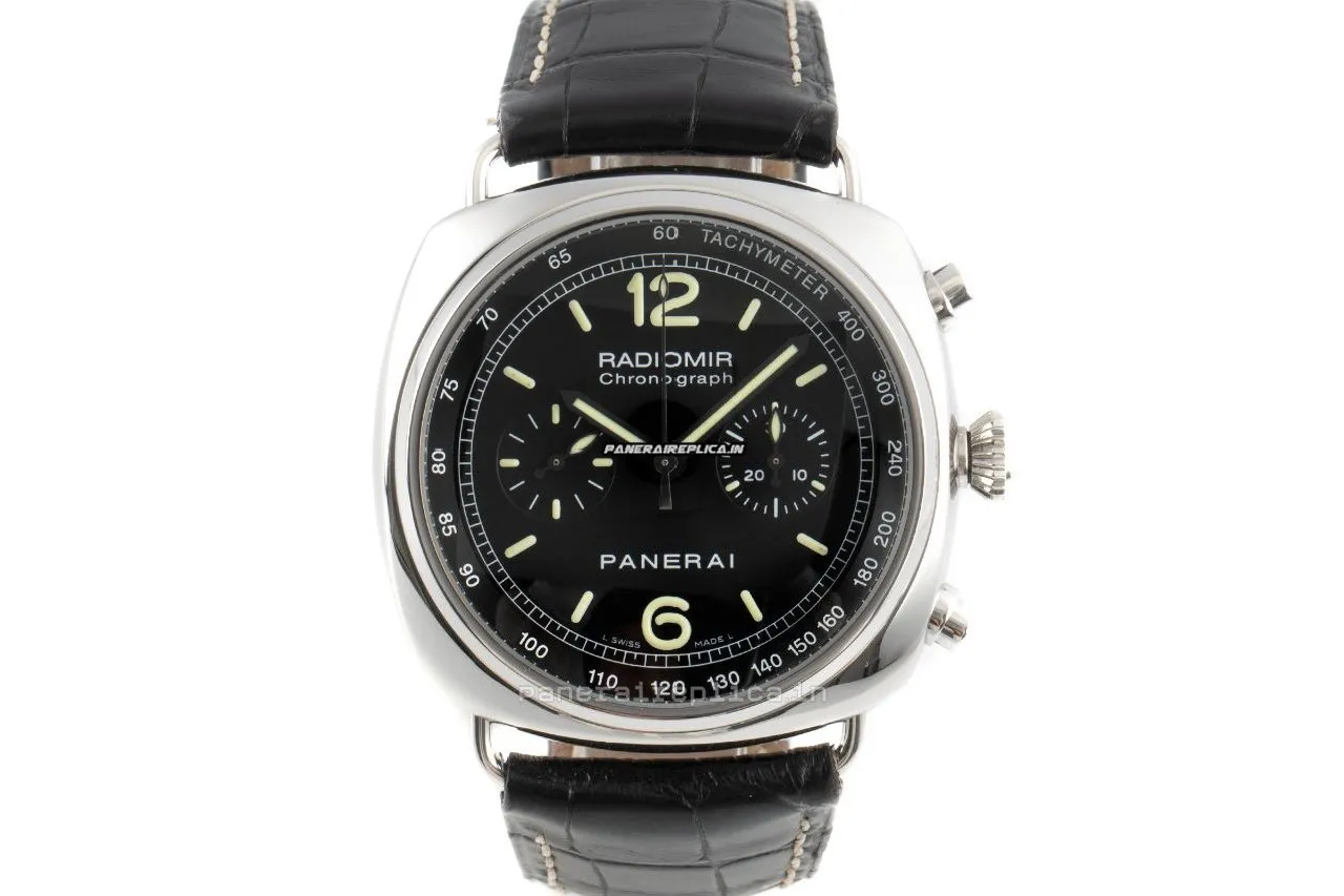 Alternative view of Stylish Copies Panerai Radiomir Chronograph 45mm Steel Case Mens/unisex Automatic Watch