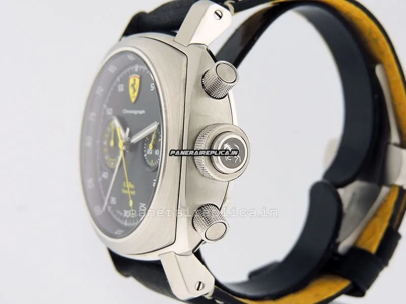 Alternative view of High-end Knockoff Panerai Ferrari 45mm Steel Case Mens/unisex Automatic Watch