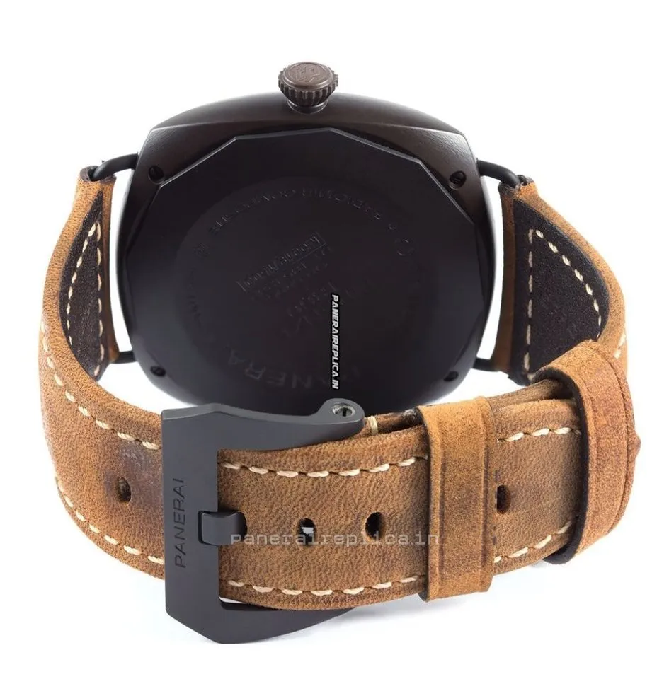 Alternative view of High-end Copy Panerai Special Editions 47mm Ceramic Case Mens/unisex Manual Winding Watch