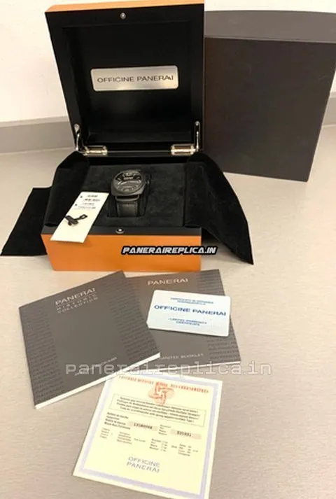 Alternative view of Unique Replica Panerai Radiomir Black Seal 45x52mm Ceramic Case Mens/unisex Manual Winding Watch