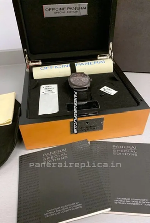 Alternative view of High-end Replica Panerai Special Editions 45x52mm Ceramic Case Mens/unisex Automatic Watch