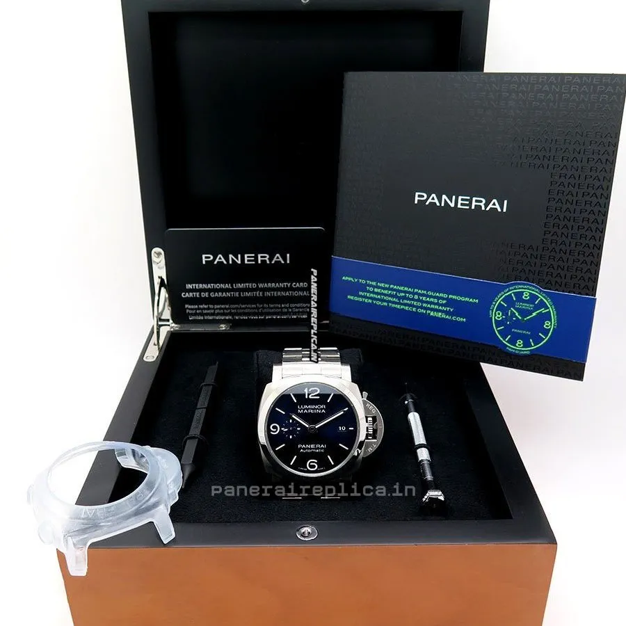 Alternative view of Stylish Fake Panerai Panerai Watches 44mm Steel Case Mens/unisex Automatic Watch