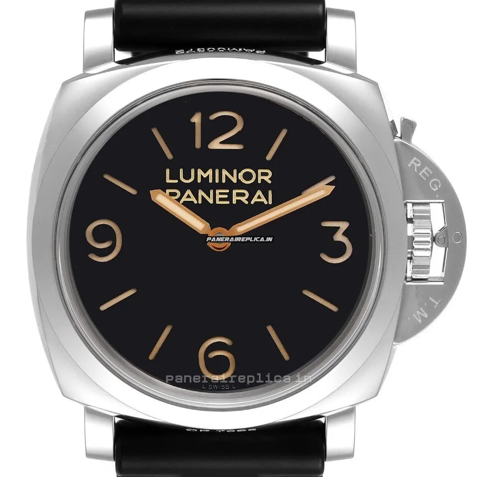 Alternative view of Defect Replica Panerai Luminor 1950 47mm Steel Case Mens/unisex Manual Winding Watch
