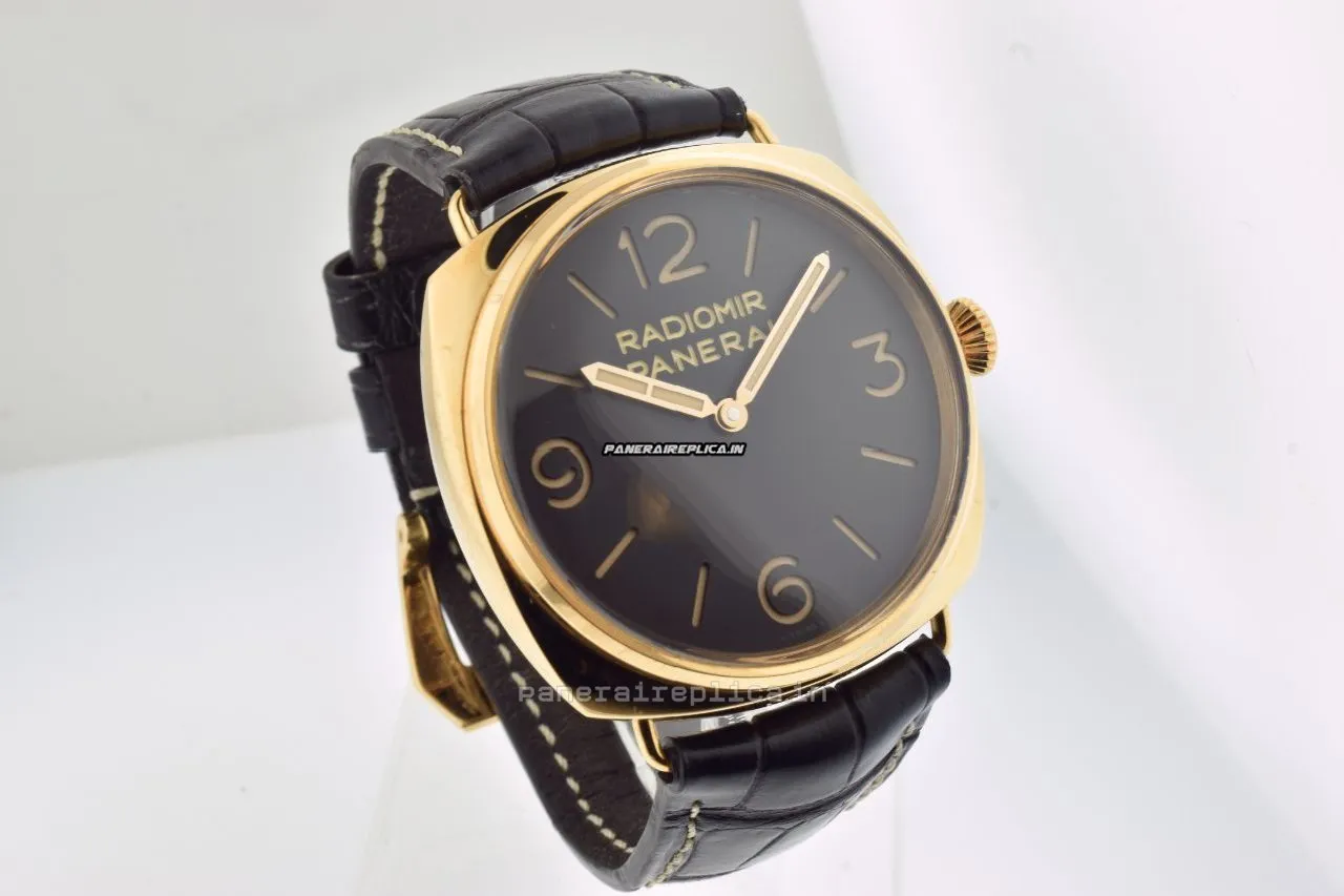 Amazing Replica Panerai Special Editions 47mm Rose Gold Case Mens/unisex Manual Winding Watch