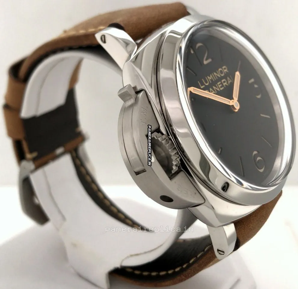 Alternative view of Excellent Clone Panerai Luminor 1950 47mm Steel Case Mens/unisex Manual Winding Watch