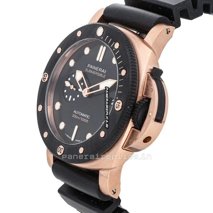 Alternative view of Lovely Fake Panerai Panerai Watches 44mm Rose Gold Case Mens/unisex Automatic Watch