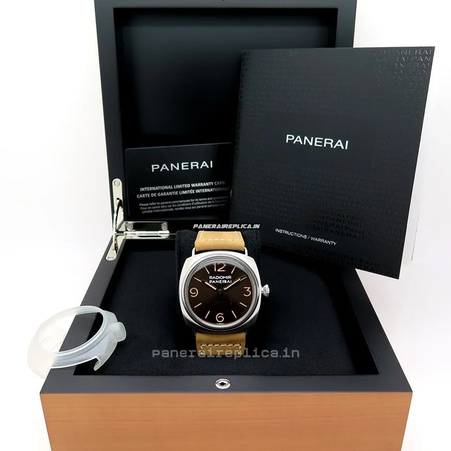 Alternative view of Popular Copies Panerai Panerai Watches 45mm Steel Case Mens/unisex Manual Winding Watch