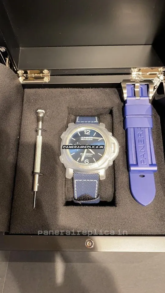 Alternative view of Superior Fake Panerai Luminor Marina Titanium Case Mens/unisex Automatic Watch