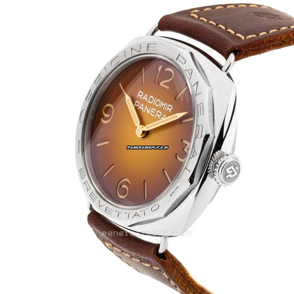 Alternative view of 1:1 Replica Panerai Special Editions 47mm Steel Case Mens/unisex Manual Winding Watch