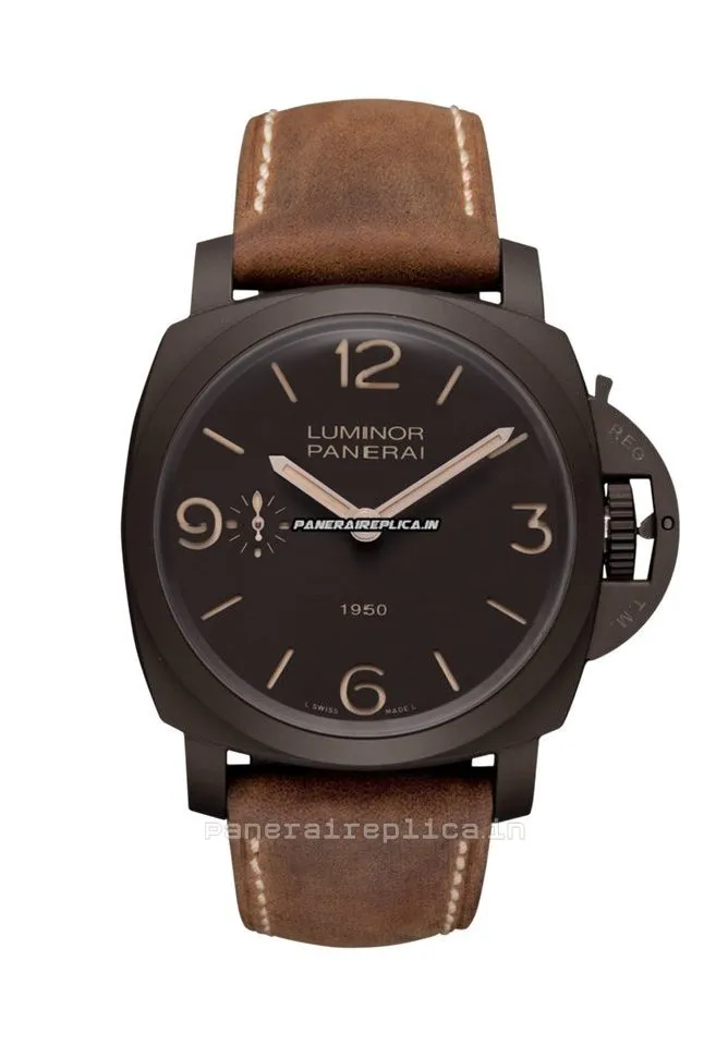 Amazing Fake Panerai Special Editions 47mm Ceramic Case Mens/unisex Manual Winding Watch