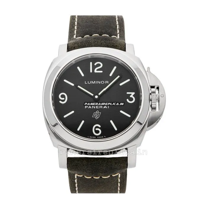 Durable Knockoff Panerai Luminor Base 44mm Steel Case Mens/unisex Manual Winding Watch