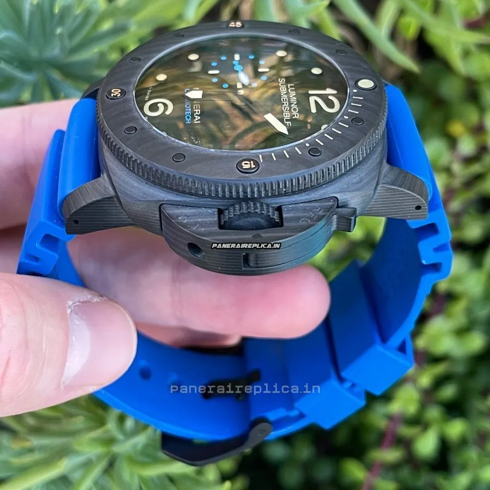 Alternative view of Luxury Fake Panerai Luminor Submersible 47mm Carbon Case Mens/unisex Automatic Watch