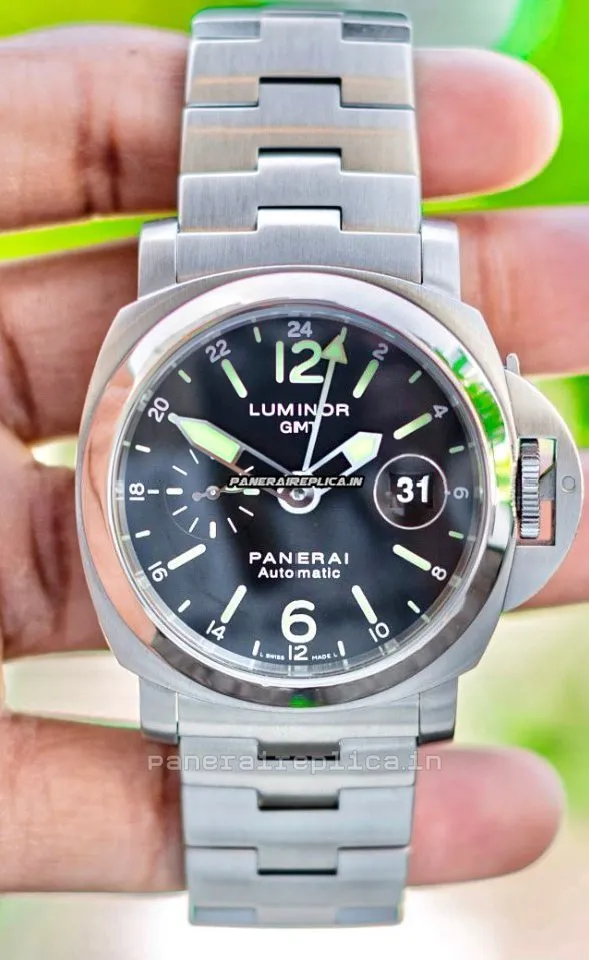 Distinctive Fakes Panerai Luminor Gmt Automatic 44mm Steel Case Mens/unisex Automatic Watch