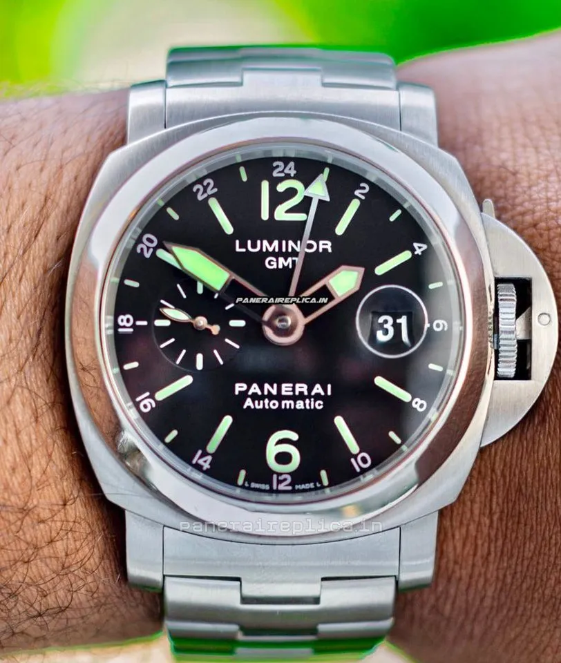Alternative view of Distinctive Fakes Panerai Luminor Gmt Automatic 44mm Steel Case Mens/unisex Automatic Watch