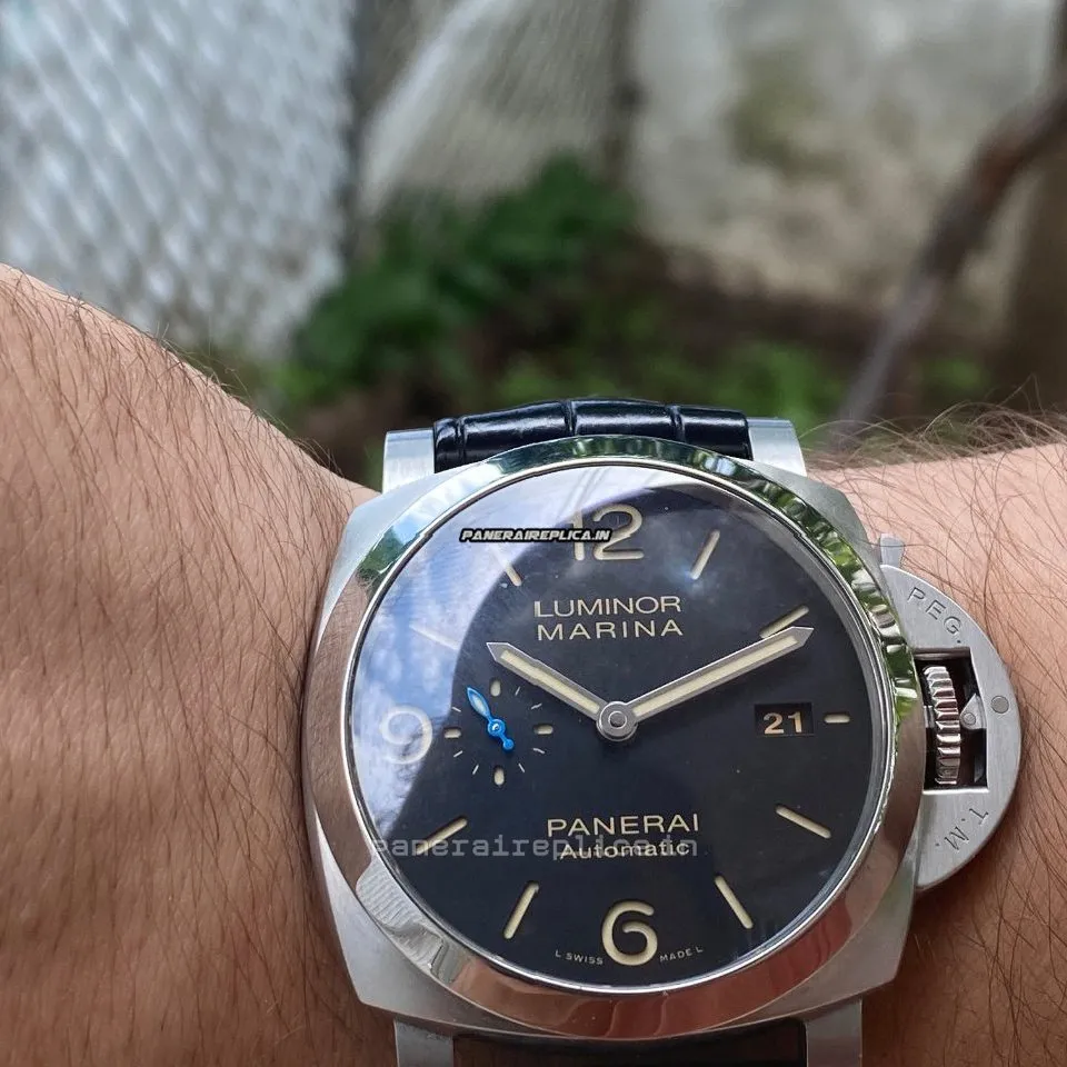 Alternative view of Wholesale Clone Panerai Luminor Marina 44mm Steel Case Mens/unisex Automatic Watch