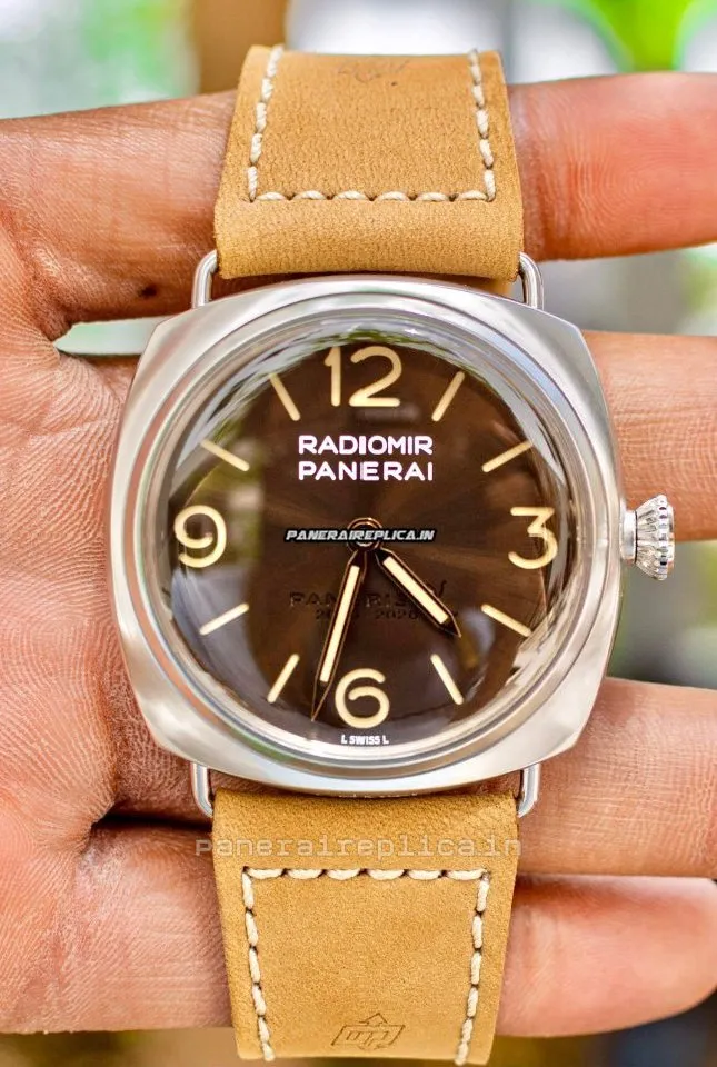 Alternative view of Wholesale Imitation Panerai Special Editions 45mm Steel Case Mens/unisex Manual Winding Watch