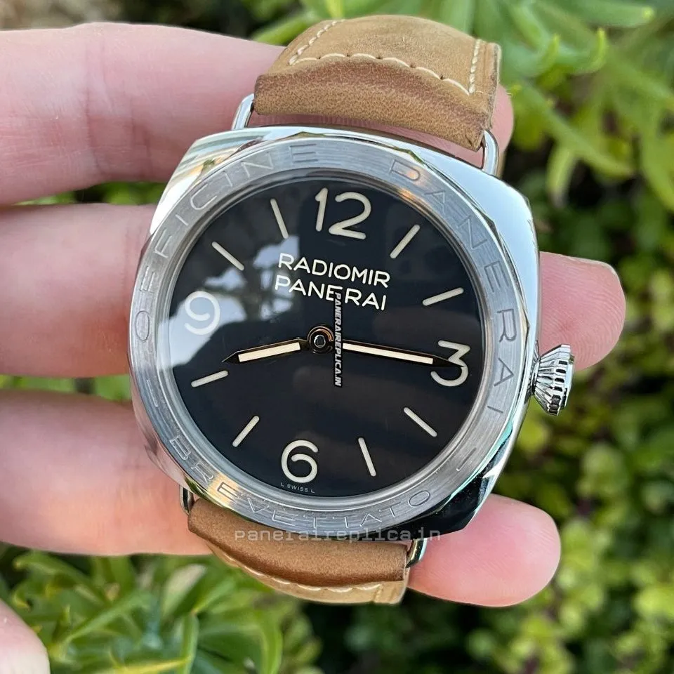 Alternative view of Affordable Replica Panerai Special Editions 47mm Steel Case Mens/unisex Manual Winding Watch