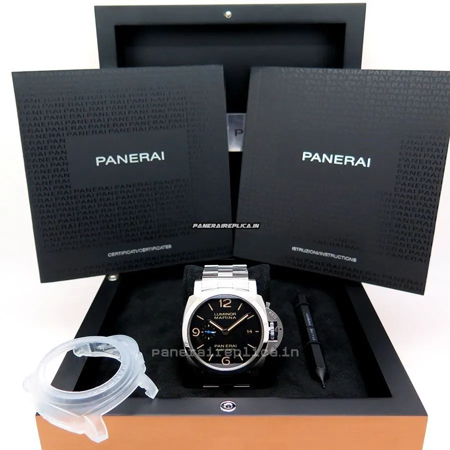Alternative view of Incredible Copy Panerai Luminor Marina 44mm Steel Case Mens/unisex Automatic Watch