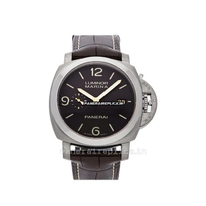 Terrific Fake Panerai Luminor Marina 44mm Titanium Case Mens/unisex Automatic Watch