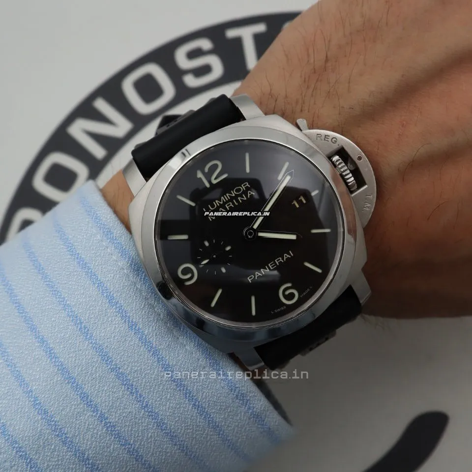 Alternative view of Popular Replica Panerai Luminor 1950 44mm Steel Case Mens/unisex Automatic Watch