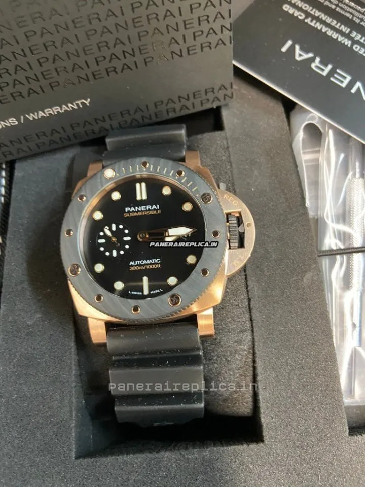 Alternative view of Incredible Copy Panerai Panerai Watches 44mm Rose Gold Case Mens/unisex Automatic Watch