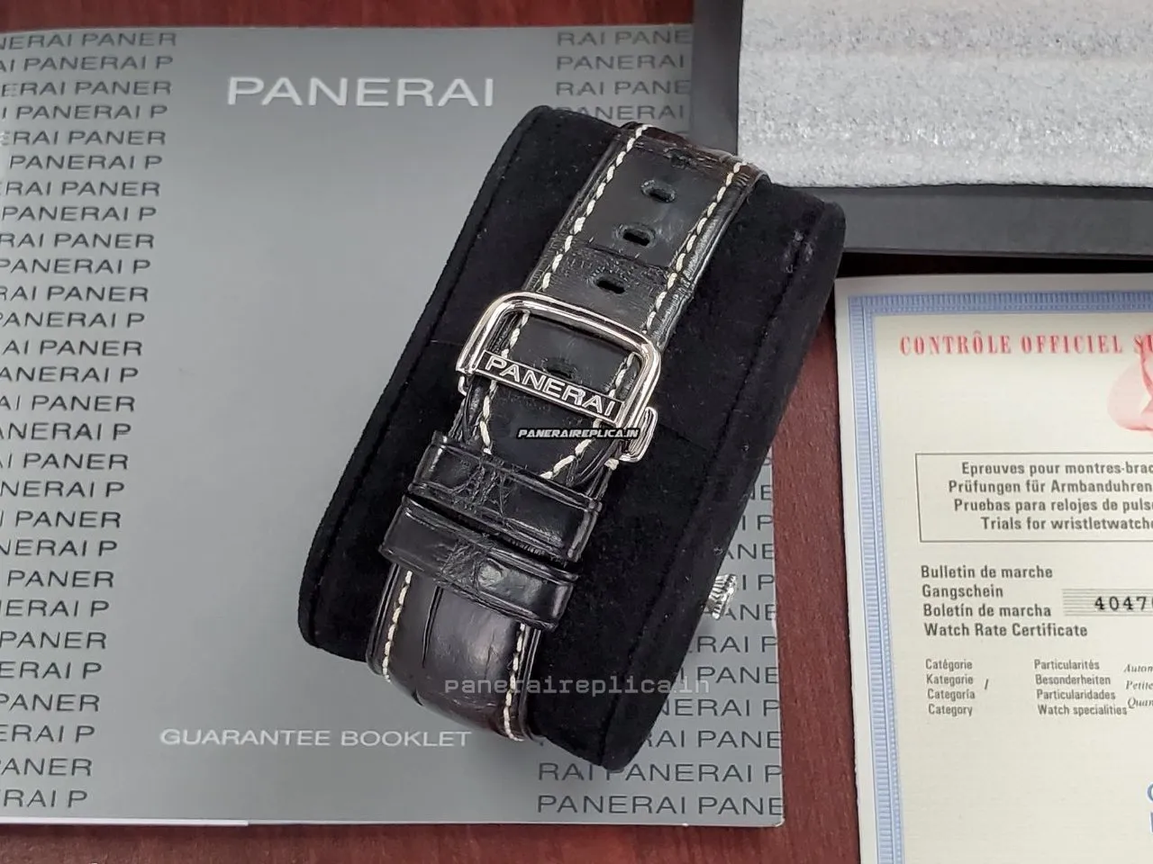 Alternative view of Lovely Fake Panerai Radiomir Black Seal 45mm Steel Case Mens/unisex Automatic Watch