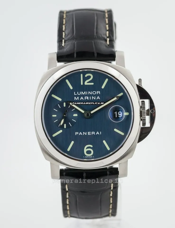 Alternative view of High Quality Replica Panerai Luminor Marina 40mm Steel Case Mens/unisex Automatic Watch