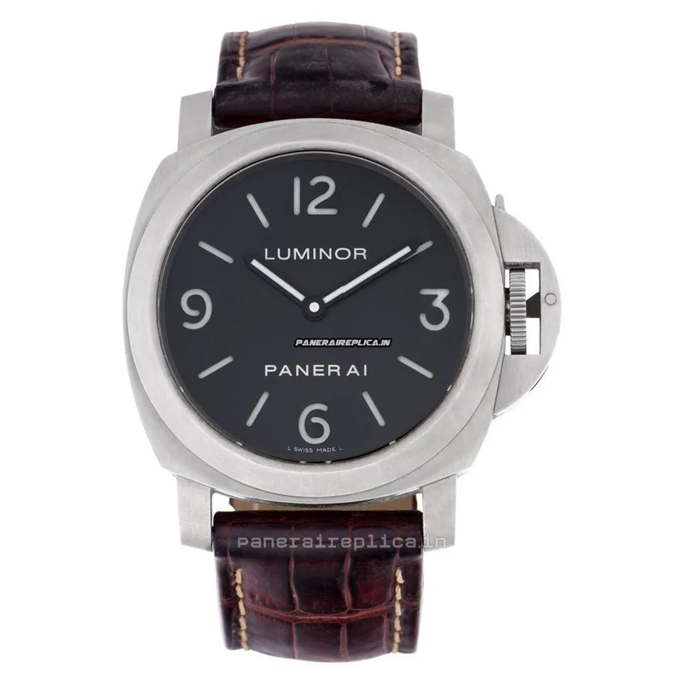 High Quality Fakes Panerai Luminor Base 43mm Titanium Case Manual Winding Watch