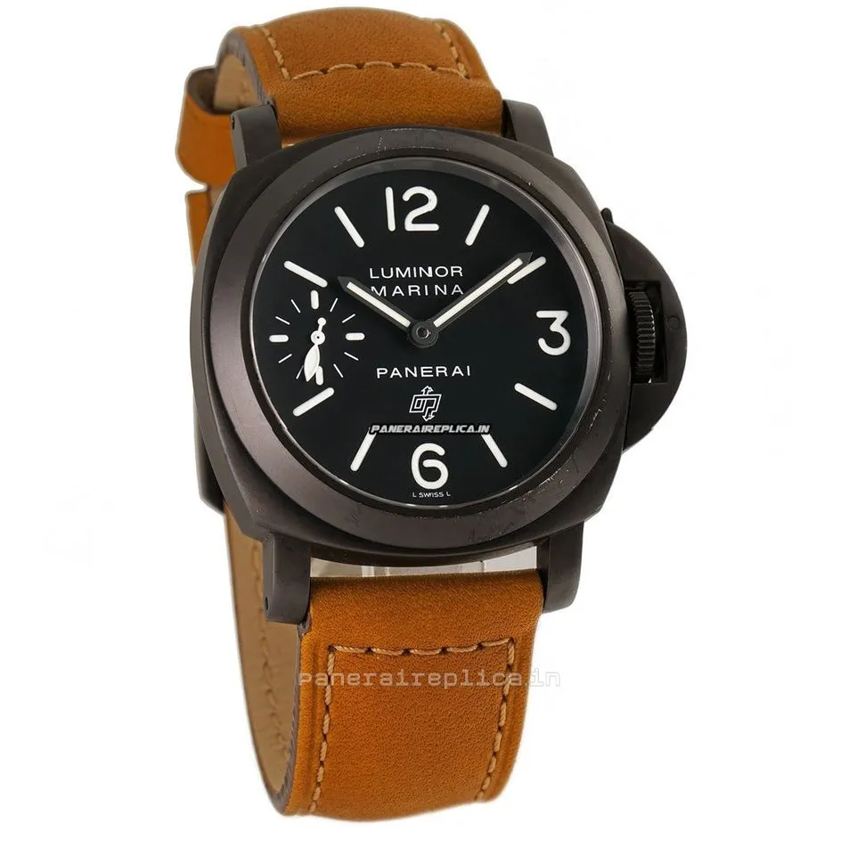 Alternative view of Excellent Copies Panerai Luminor Marina 44x53mm Steel Case Manual Winding Watch