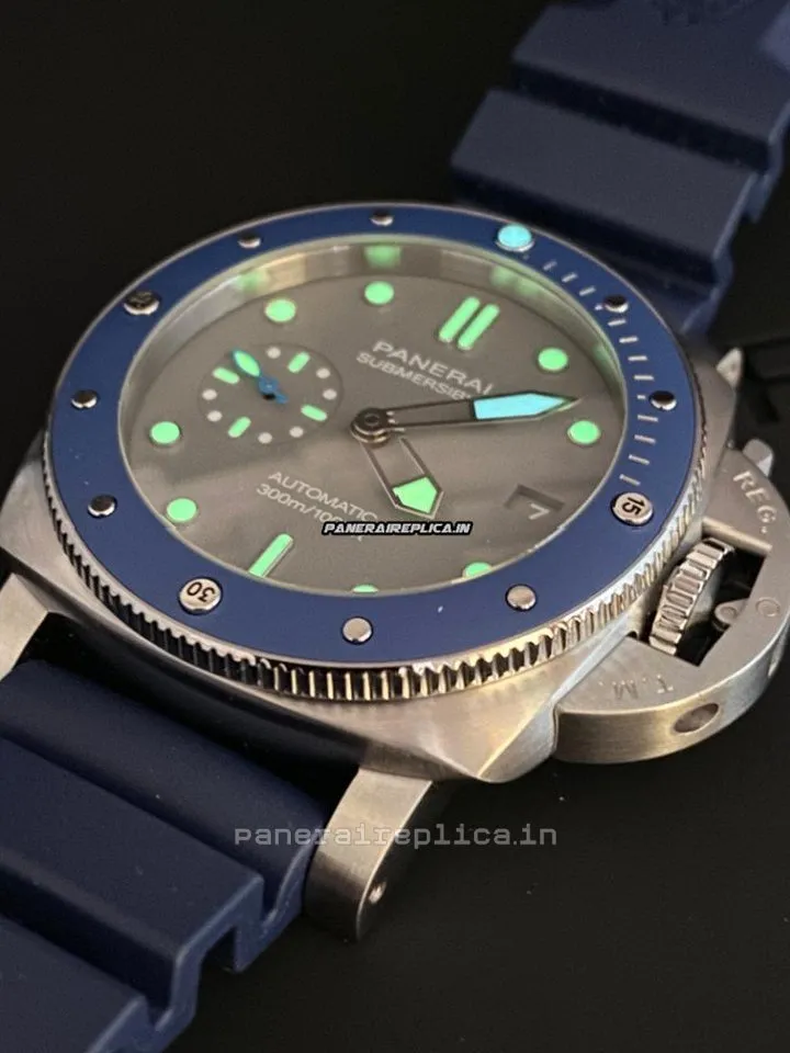 Alternative view of Durable Fake Panerai Luminor Submersible Steel Case Mens/unisex Automatic Watch