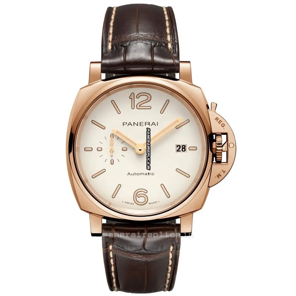 Distinctive Replica Panerai Panerai Watches Rose Gold Case Mens/unisex Automatic Watch