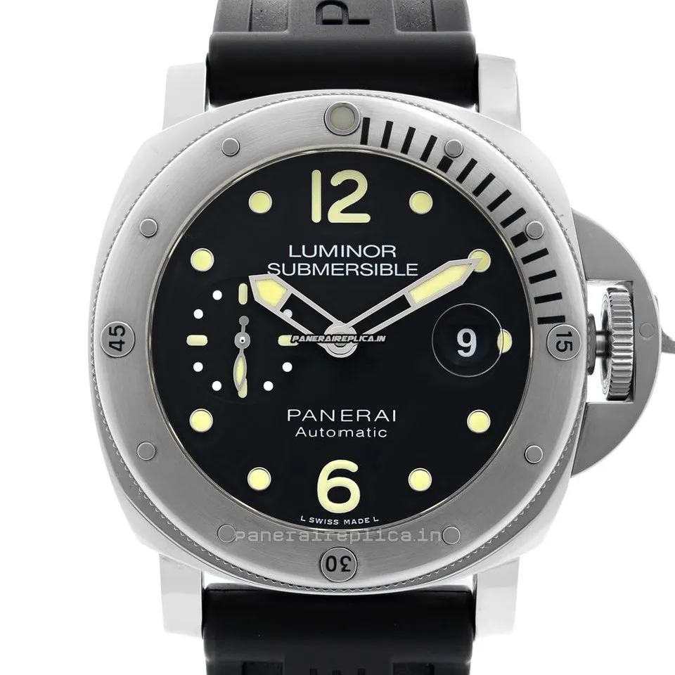 Alternative view of Superb Fake Panerai Luminor Submersible 44mm Steel Case Mens/unisex Automatic Watch