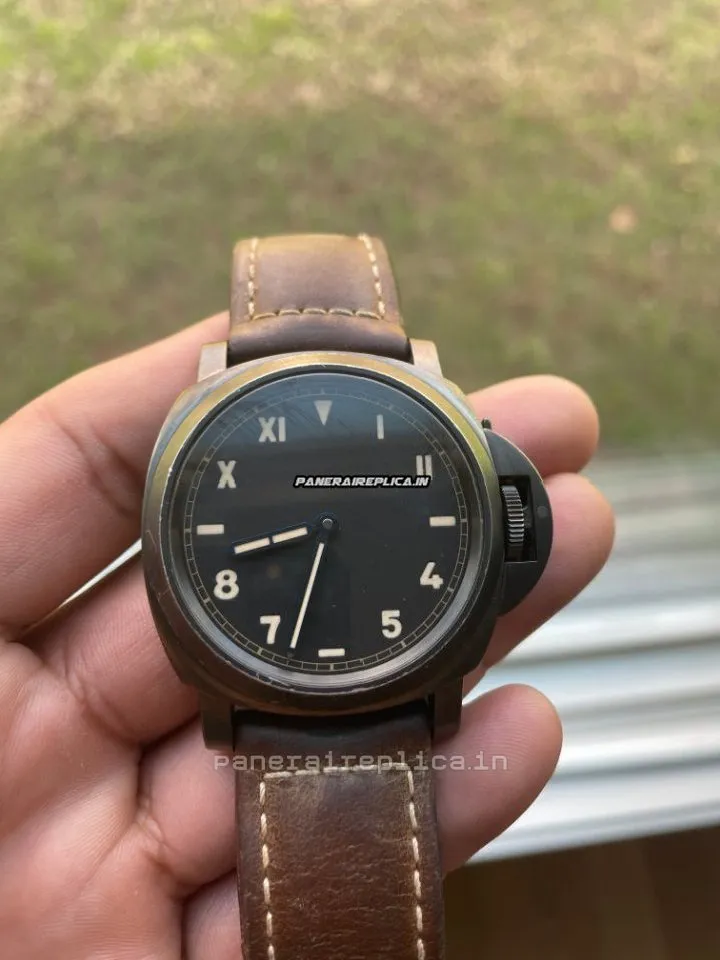 Terrific Copies Panerai Luminor 44mm Titanium Case Mens/unisex Manual Winding Watch